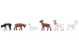 Goats, 6 Figure Set OO/HO Scale